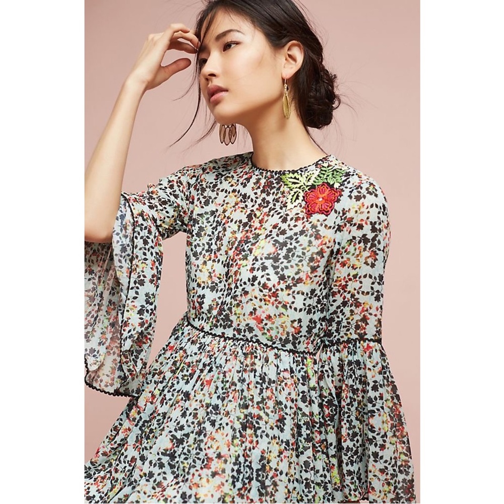 ✨HP!✨ ⏰ Bhanuni By Jyoti Libra Embroidered Tunic Dress